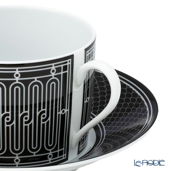 エルメス（HERMES） H Deco アッシュデコ モーニングカップ＆ソーサー 340ml 037015P