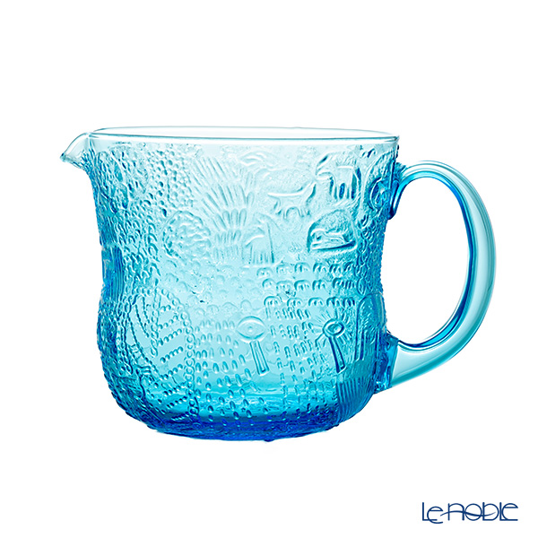 【1点限り】北欧ヴィンテージ ヌータヤルヴィ（NUUTAJARVI） ファウナ／Fauna ウォータージャグ ブルー