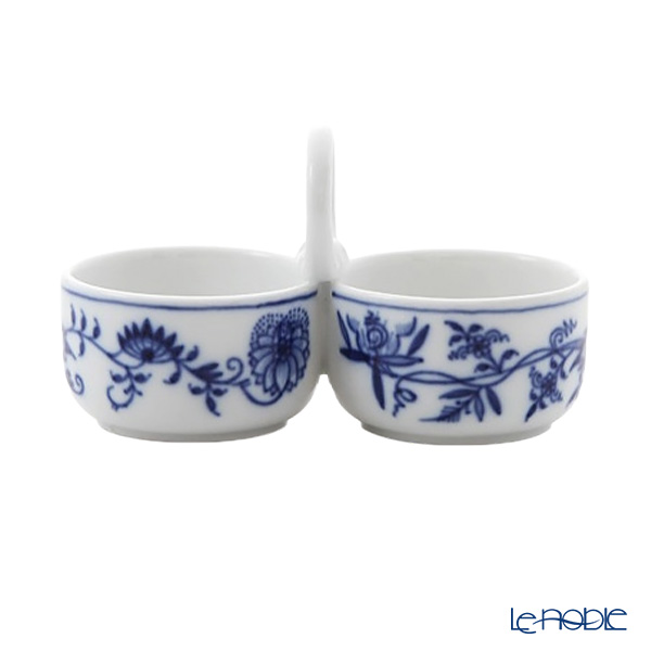 【メーカー取り寄せ商品】マイセン（Meissen） ブルーオニオン 800101／00203 ソルトセラー H5cm／L10cm