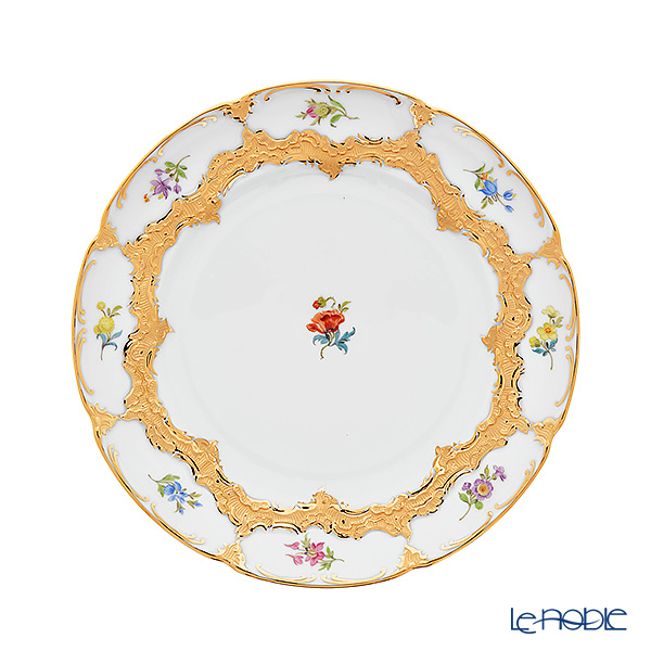 【メーカー取り寄せ商品】マイセン（Meissen） スキャタードフラワー プレート 19cm 010179／15501