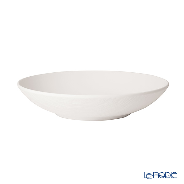 ビレロイ＆ボッホ（Villeroy＆Boch）マニュファクチャー ロックブラン ディープクーププレート 24cm 315521