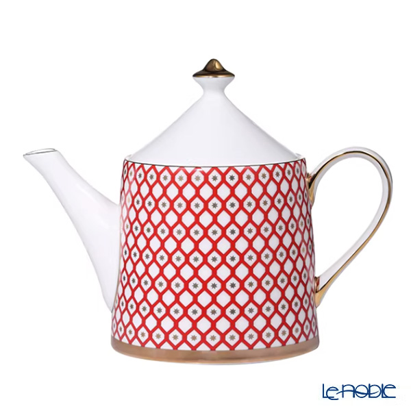 ロシア食器 インペリアル・ポーセリン スカーレット ティーポット 780ml