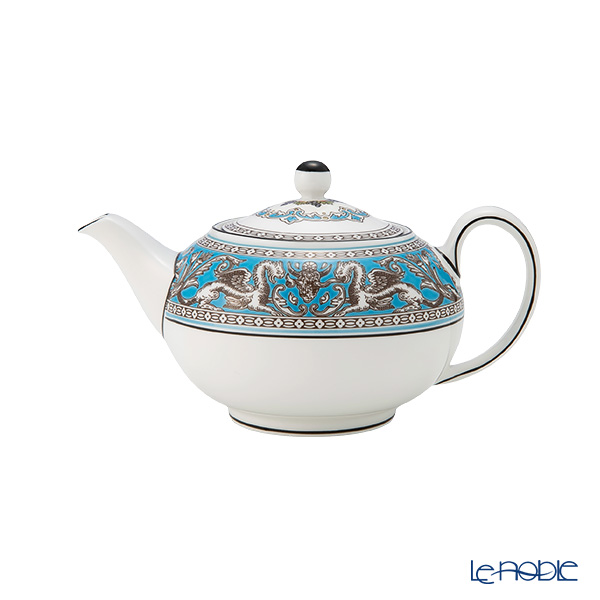 ウェッジウッド（Wedgwood） フロレンティーン ターコイズ スモールティーポット 460ml