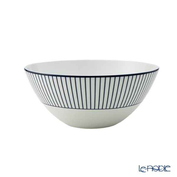 ウェッジウッド（Wedgwood） ジオブルー ボウル 16cm ピンストライプ ホワイト