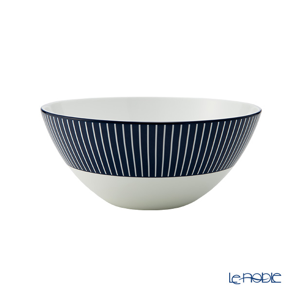 ウェッジウッド（Wedgwood） ジオブルー ボウル 16cm ピンストライプ ブルー