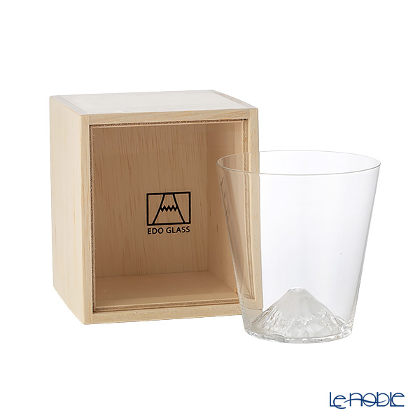 【伝統工芸】田島硝子 富士山グラス 薄 ロックグラス 390ml TG26-015-UR