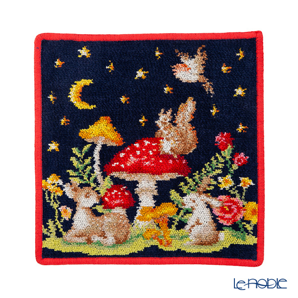 フェイラー ハンドタオル（ハンカチ） マジカルナイト レッド 25×25cm